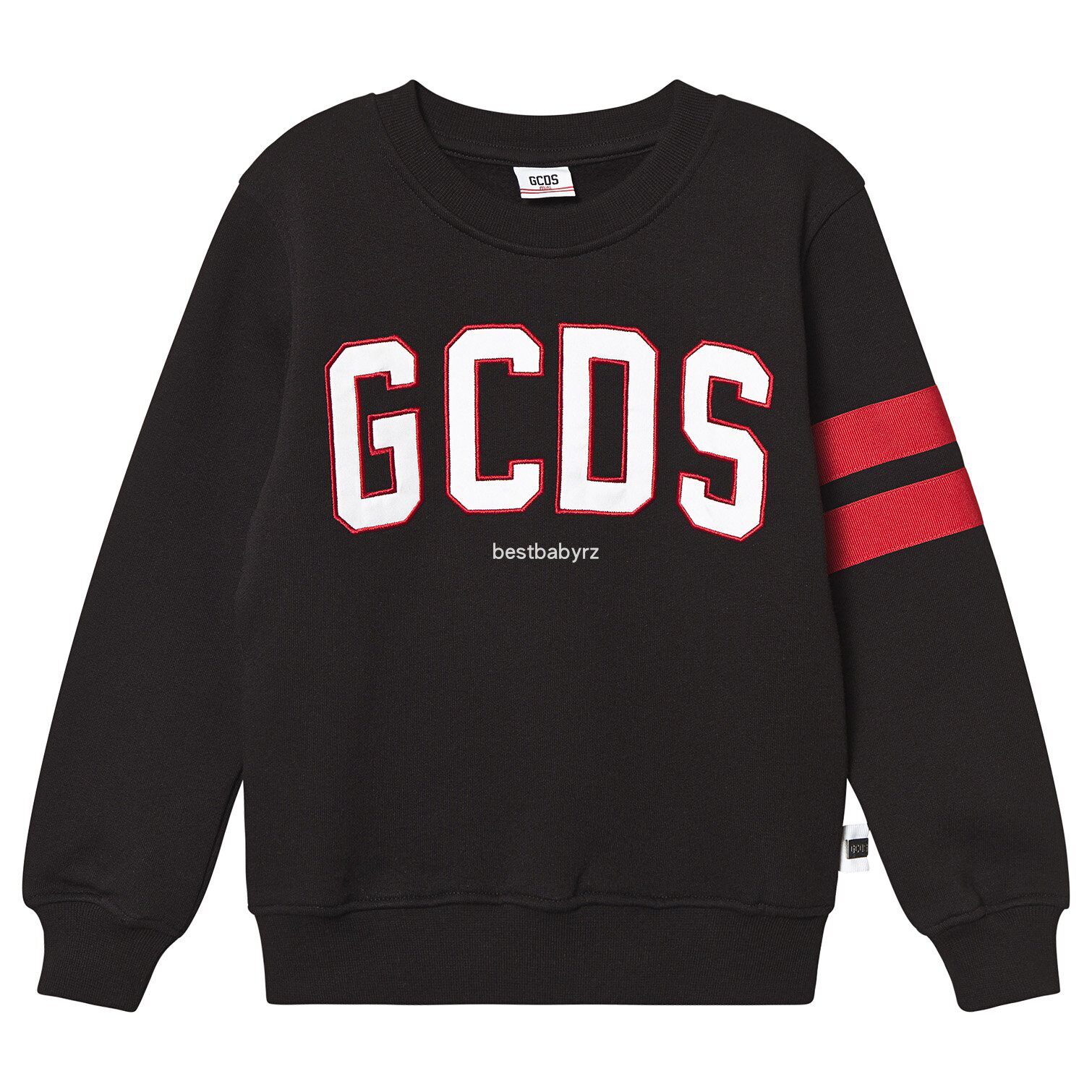 正品现货 意大利GCDS MINI新品 男女童横条纹时尚经典logo卫衣