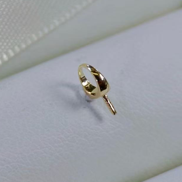 18k金光板9-13mm海水珍珠吊坠配件简约百搭小圆圈圆形裸珠diy空托,珠宝/钻石/翡翠,颈饰,淘宝优惠券,粉丝福利购,淘宝优惠卷