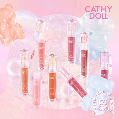 泰国购Cathy Doll小熊唇蜜唇釉滋润保湿立体玻璃唇纯欲感lingorm