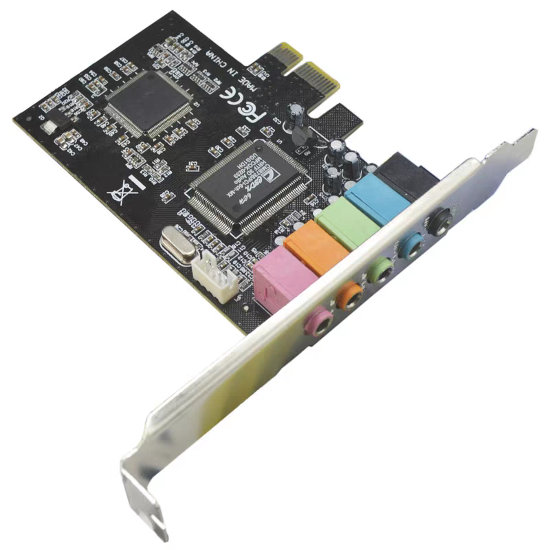 PCI-E台式机声卡pcie接口5.1声道混音网络K歌8738芯片内置声卡