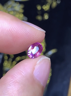 1209 斯里兰卡天然无烧薰衣草蓝宝石 1.04克拉 海外矿区捡漏