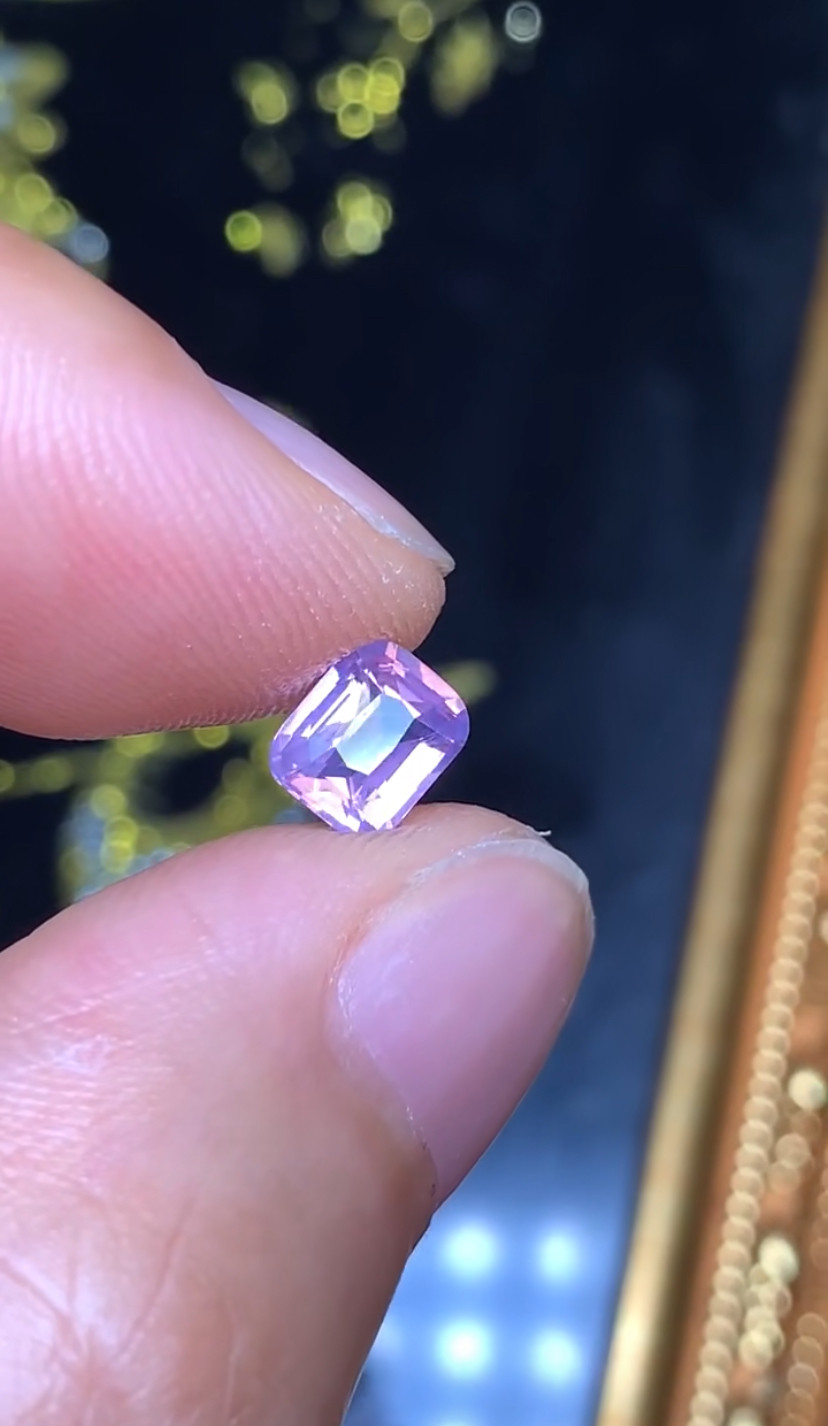 1.13克拉 坦桑尼亚天然无烧梦幻仙仙薰衣草尖晶石（1208）