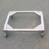 移动托架支架底座 带锁万向轮 带轮带锁托架 洗衣机架子冰箱底座