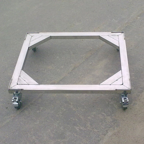 带轮带锁托架洗衣机冰箱万向轮