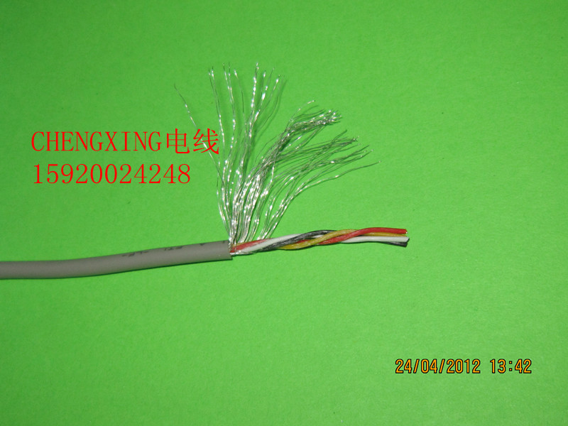 美标线UL2547AWM 30AWG4C 4芯屏蔽线 信号线 4芯1地 305米/卷