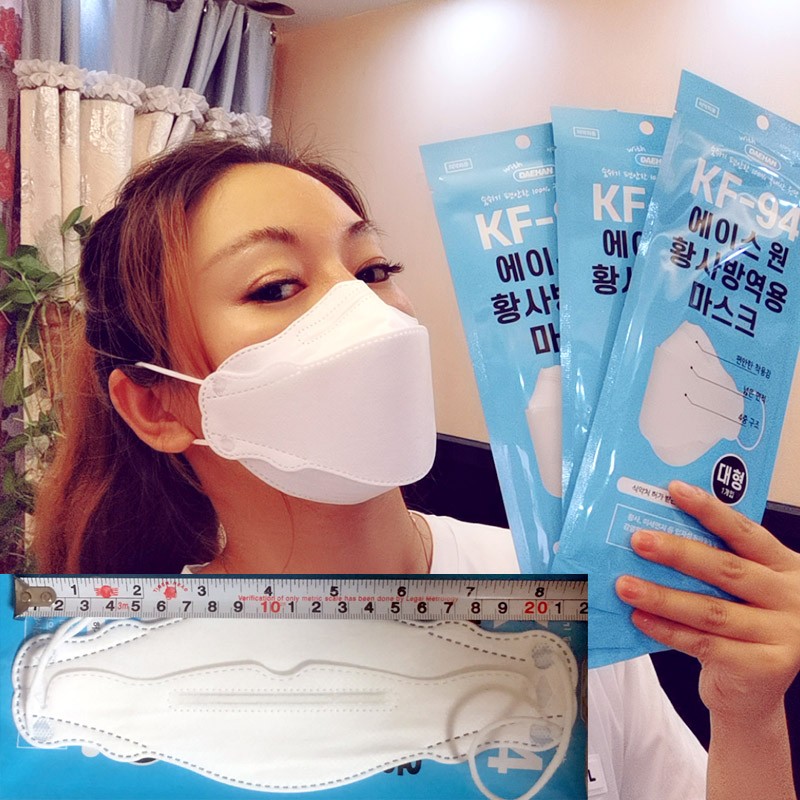 韩国成人立体口罩进口白色