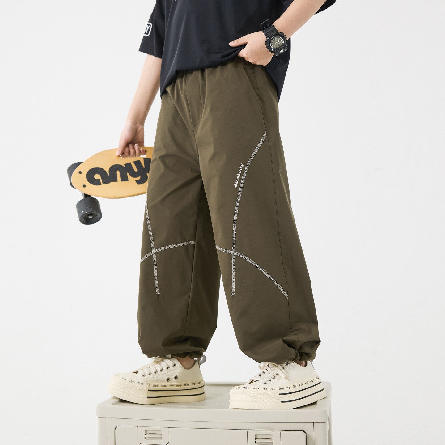 男童夏季速干冰丝防蚊薄款长裤2026新款中大童儿童夏装休闲运动裤