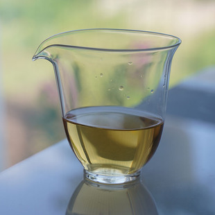 耐热玻璃公道杯禅意公杯断水利落分茶器高硼硅大容量功夫茶具茶海