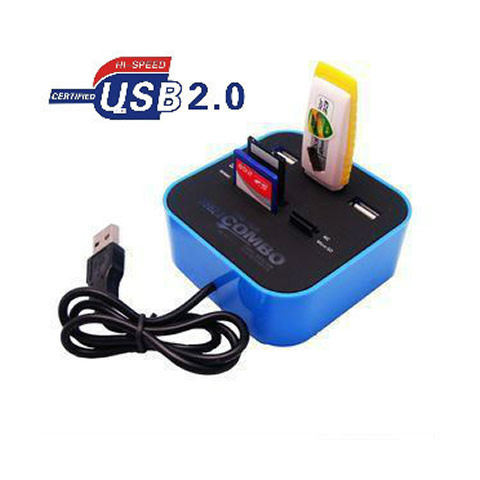 조명 허브 허브 USB2.0 카드 리더 카드 홀더 7 IN 1 주변 액세서리 프로모션