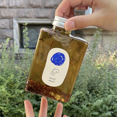 PET歪脖冷泡茶瓶一次性塑料瓶