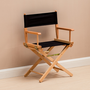 实木导演椅折叠帆布椅休闲户外靠背椅化妆椅摄影道具椅展会展示椅