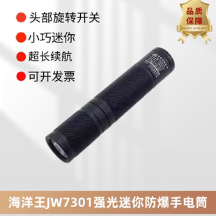 海洋王JW7301迷你防爆强光手电筒JW7302充电消防LED手电头灯