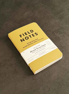 美国原产 Field Notes 随身记事本笔记本备忘录户外EDC手帐小本子