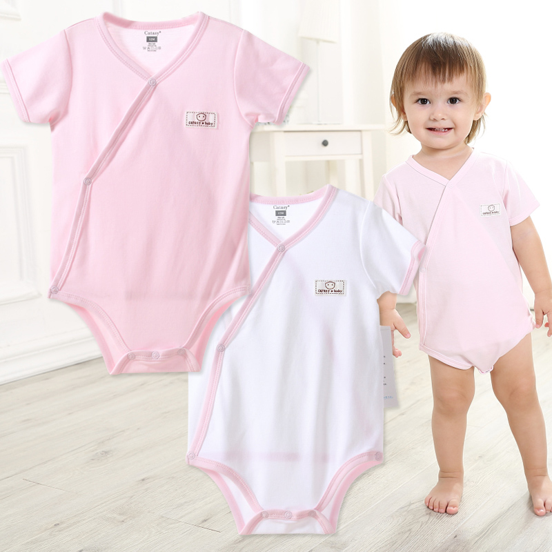 卡特思婴儿三角哈衣爬服夏季