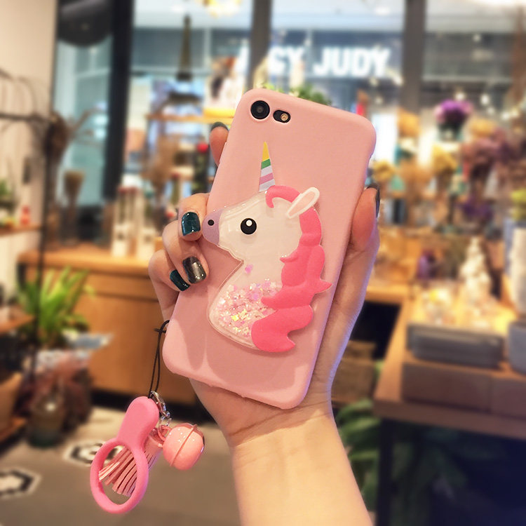 苹果4/4s/5/5s/se/iphone6/6s/7/8/plus/6p少女心独角兽手机壳套在类目 3C数码配件, 手机配件, 手机保护套/壳中 - 来自Buy2taobao.com提供专业的淘宝代购服务