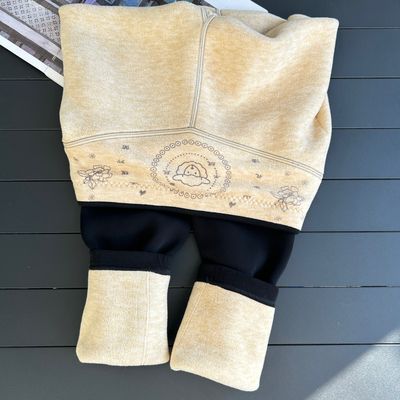 400g一条过冬高弹不勒高腰护腹暖宫羊润裤含羊绒+蚕丝植物山茶油