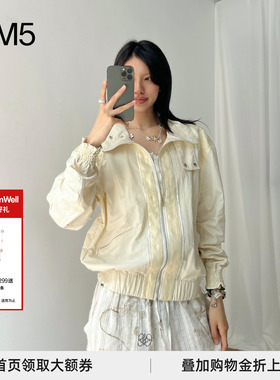 【正品授权】 MEDIUM WELL 25春夏日本进口尼龙拼接天丝防晒夹克