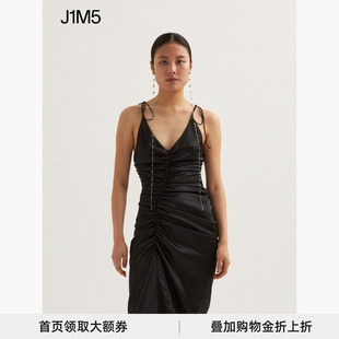 23秋冬新品 J1M5买手店 YANG GUI 褶皱吊带连衣裙 SAMUEL
