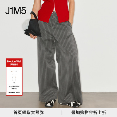 MEDIUMWELL立体褶廓形西裤