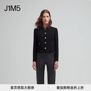金属扣无领短夹克 J1M5买手店 25早秋 MILANO 设计师品牌 BLAZE