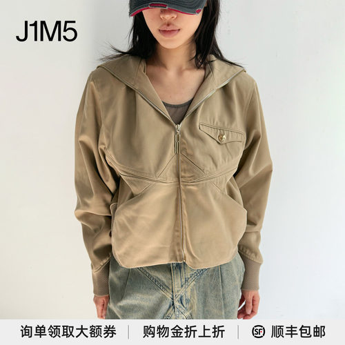 连帽拉链工装夹克时尚休闲