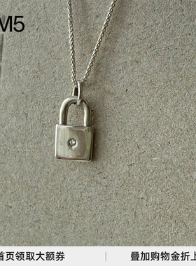钻石挂锁项链潮流百搭