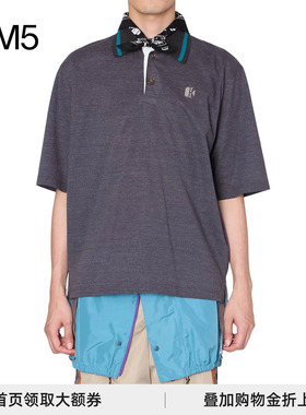 J1M5买手店 KOLOR 26春夏 拼接领短袖POLO 设计师品牌