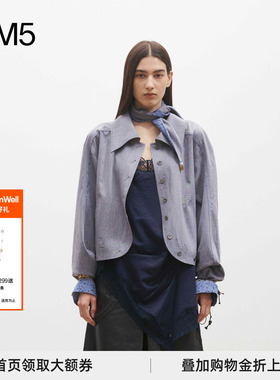 MEDIUM WELL 2026年春夏 波点廓形收腰短款衬衫 设计师品牌