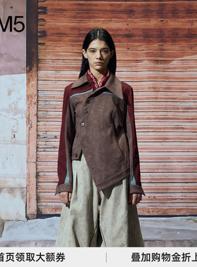 J1M5买手店 NEAR4REST 24秋冬 分割不对称牛仔夹克 设计师品牌