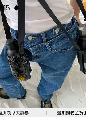 J1M5买手店 INNERRAUM 经典小众黑色水壶装解构包 I32BKPV00