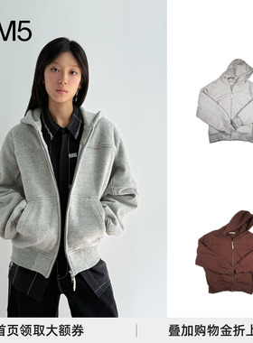 【正品授权】 STRUCTURA 25秋冬 开衫拉链加绒卫衣 设计师品牌