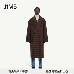 25秋冬 J1M5买手店 Margiela Maison 大翻领廓形长外套 MM6