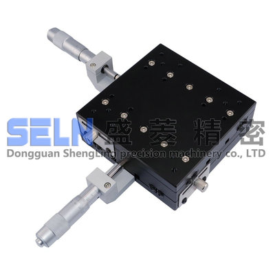 售LY125-/CM/LM/RM/交叉导轨型高精度XY轴滑台 精密手动位移平台