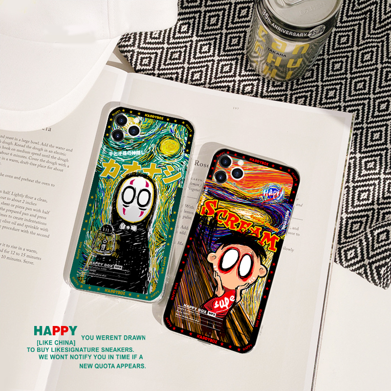 原创无脸呐喊手机壳苹果
