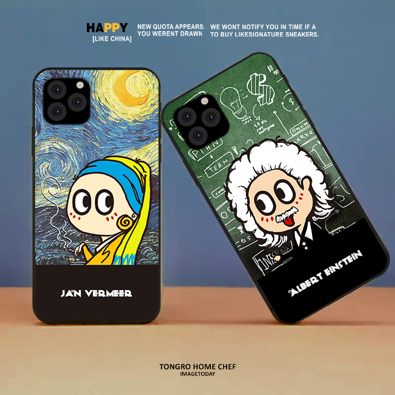 原创可爱风iphone12华为手机壳