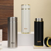 匡迪新款 316不锈钢真空保温杯男女士高档车载商务杯礼品盒水杯子