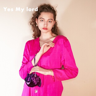 YesMyLord迷你抽拉化妆包丝绒收纳袋可爱少女旅行随身原创小众ins