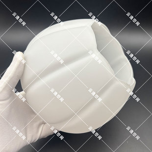 灯罩花口条纹南瓜18*15大号白色沙白玻璃e27吊灯灯具灯饰外罩外壳