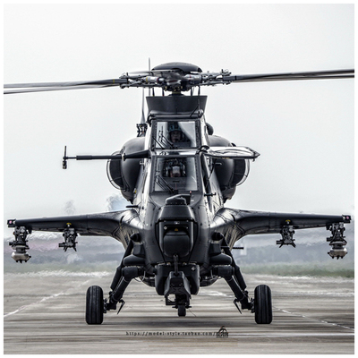 AF1中国陆航直Z10武装直升机模型