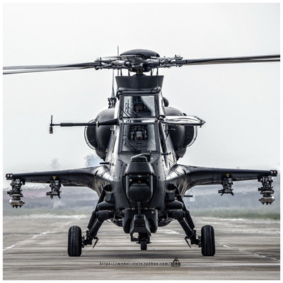 AF1中国陆航直Z10武装直升机模型