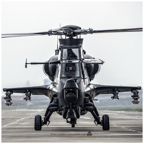 AF1中国陆航直Z10武装直升机模型