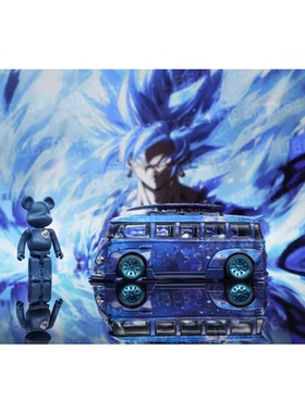 Liberty 64 VW T1面包车Kombi宽体改装版-龙珠涂装 成品汽车模型