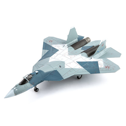 AF1俄罗斯空军SU-57隐形战斗机 T50成品合金仿真苏57飞机模型1/72