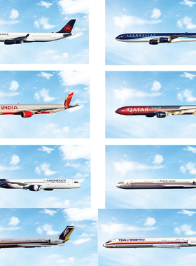 预 Phoenix 空客/波音/商飞/麦道/民航客机成品合金模型 1/400