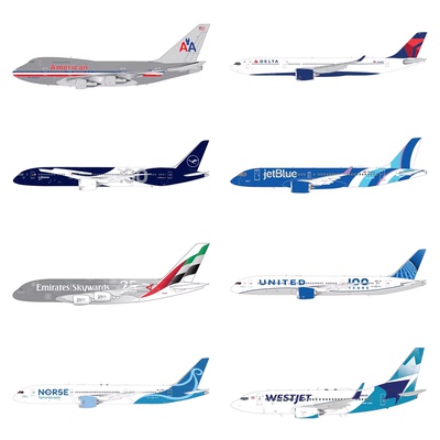 预售GeminiJets1/400客机模型