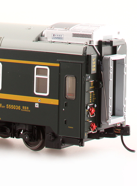 百万城CP00924青藏软卧RW25T客运车厢上局沪段555036带灯火车模型