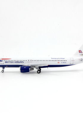 C Model C0007 英国航空 空客A320 G-BUSC 成品合金飞机模型1/400
