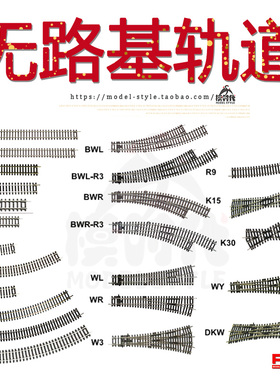 德国PIKO比高1/87火车模型无路基轨道沙盘配件直轨弯轨道岔HO比例