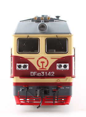 百万城1/87中国东风DF4D准高速内燃机车模型CD00317上局杭段3142