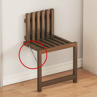 家用入户折叠凳换鞋 凳隐形玄关墙壁凳门口可折叠椅 凳壁挂简易穿鞋